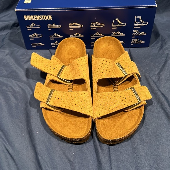 Birkenstock- Arizona BS, Emboss New Beige, 7 women QS - Picture 2 of 8